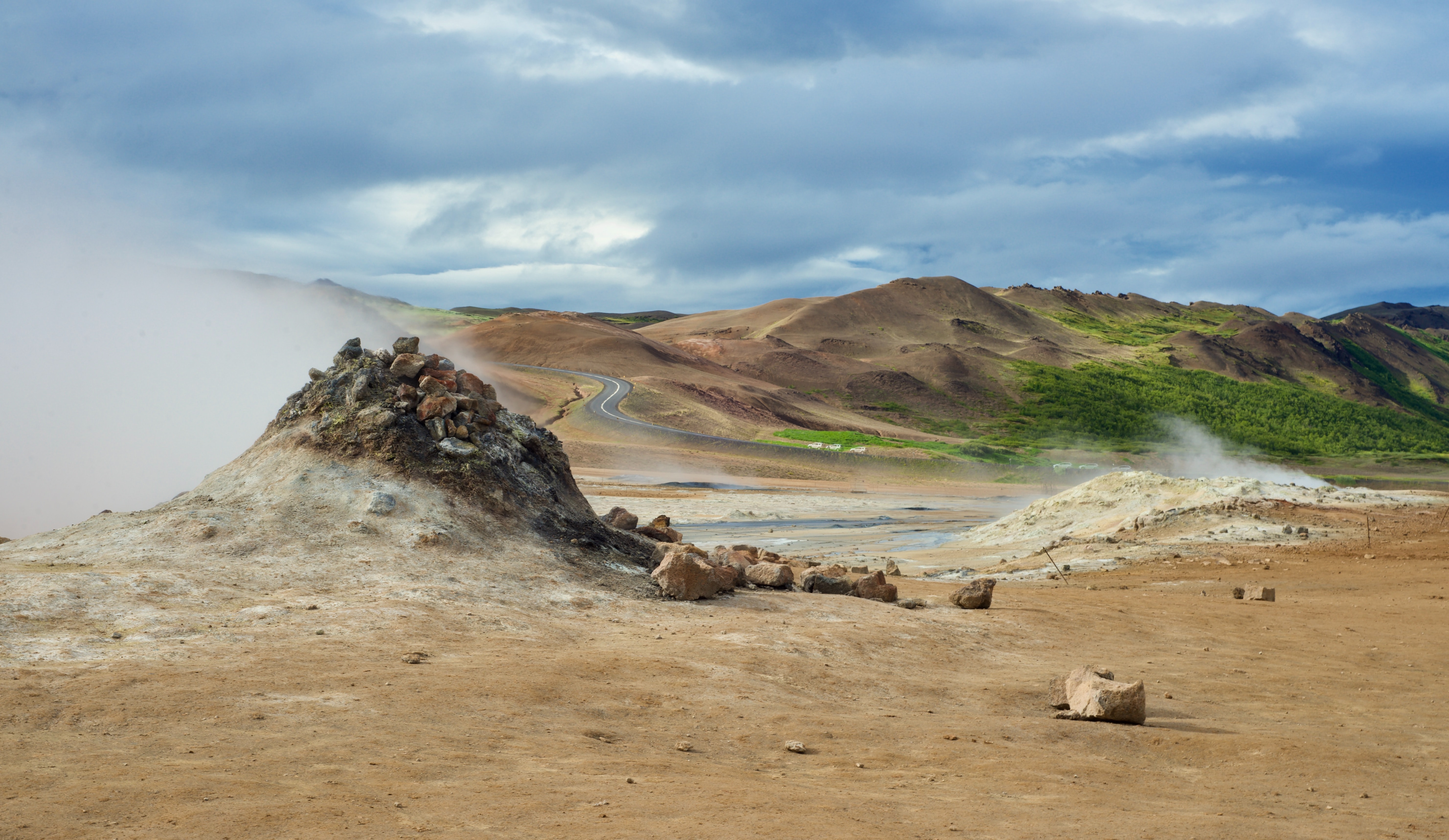 Hverir geothermal area in Iceland